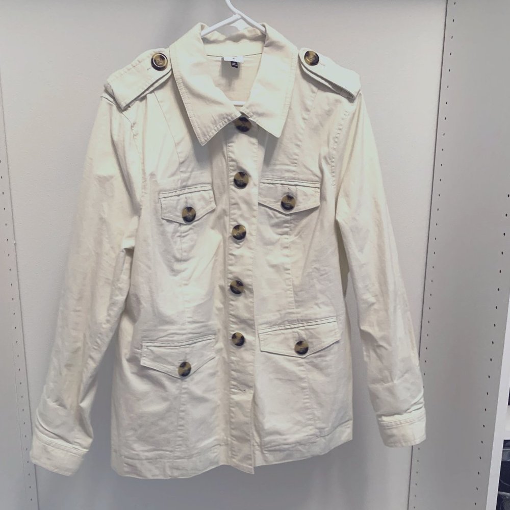 NWOT Cabi Jacket/Blazer XL cream